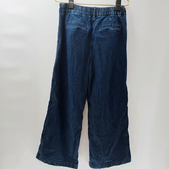 AMERICAN EAGLE HIGH WAISTED WIDE LEG PANTS Size 6 PULL PN PANTS JEANS STRETCHY - Picture 14 of 14